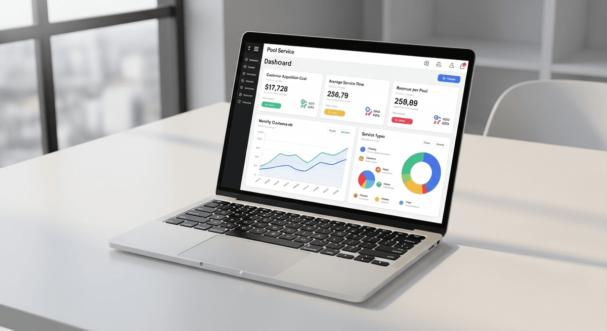 Pool Launchpad business dashboard